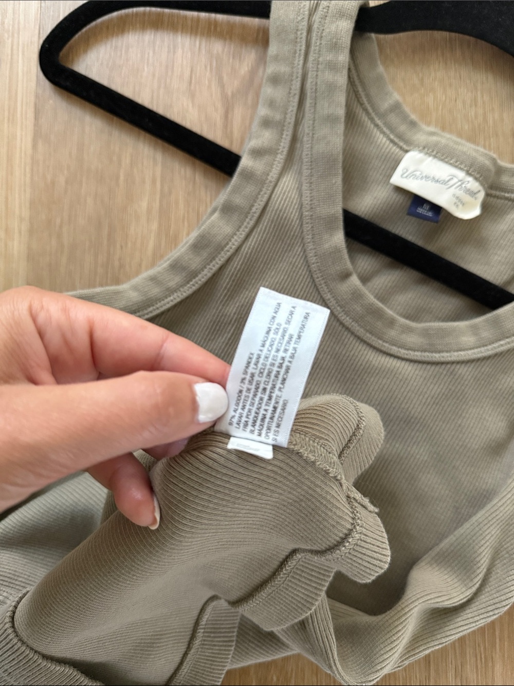 Universal Thread Ribbed Tank Top - Picture 3 of 3
